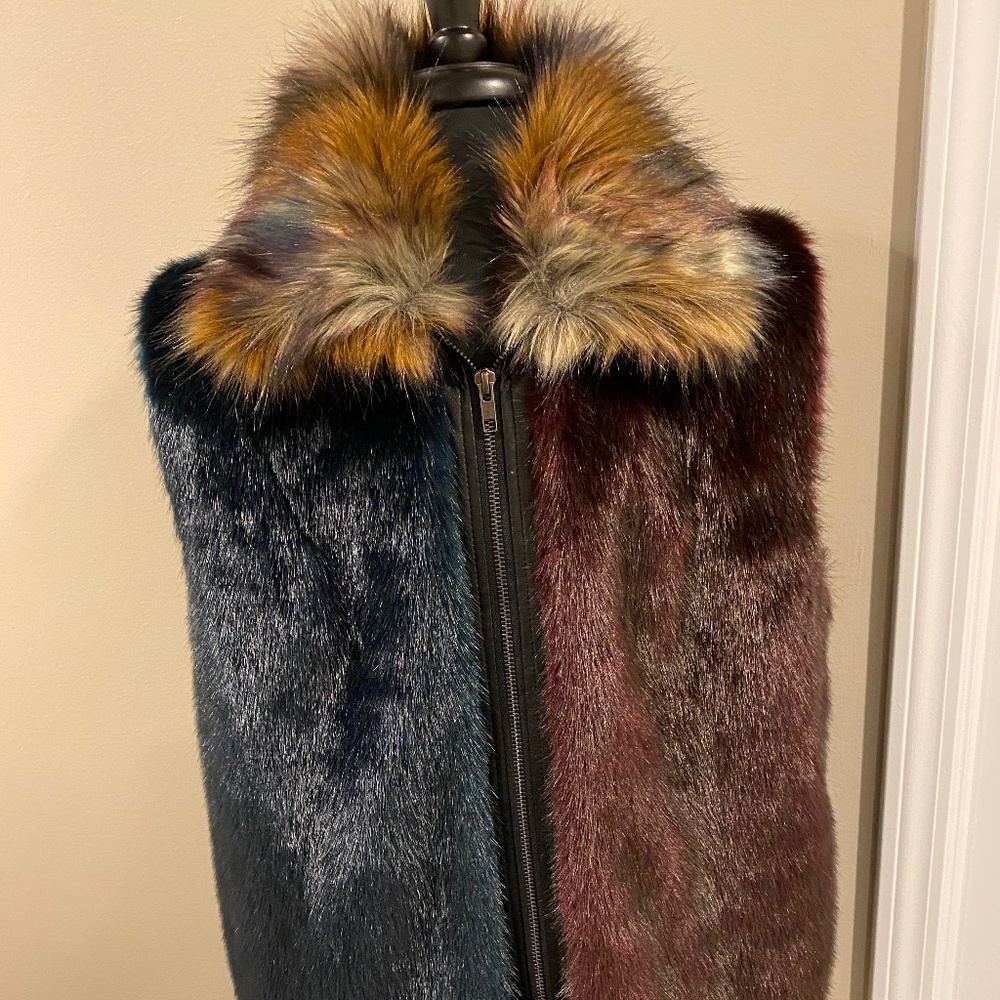 Furious Fur Vest with pockets
